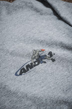 Vintage 2000s AND1 Trash Talk Tee Shirt Long Sleeve Grey Dreams and Ankles YXL