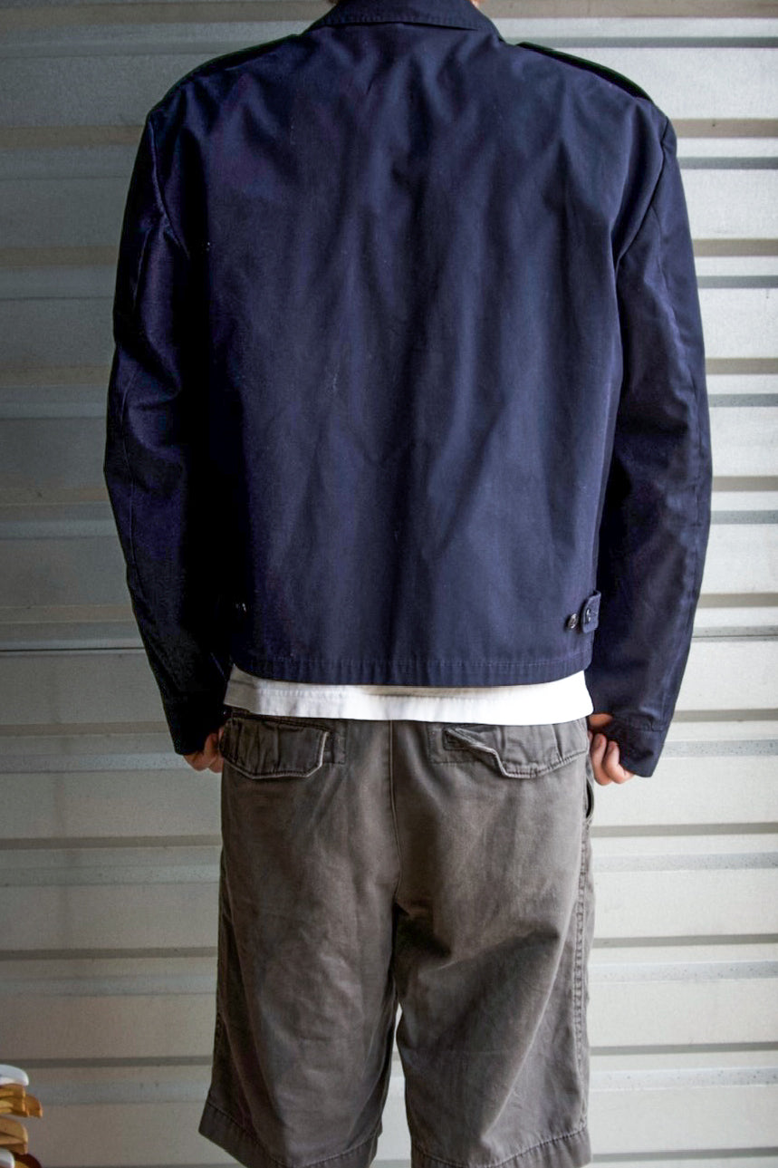 Vintage 60s USAF/Navy Poplin Zip Up Uniform Jacket
