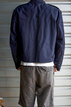 Vintage 60s USAF/Navy Poplin Zip Up Uniform Jacket