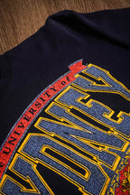 Vintage 1989 The University of Sydney Australia Navy Blue Graphic Crewneck Sweatshirt Size L