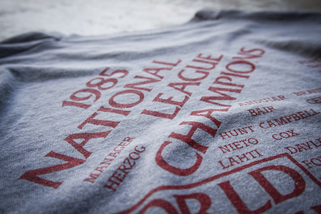 Vintage 1985 St. Louis Cardinals National League East Champions Tee Shirt
