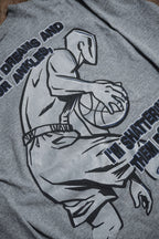 Vintage 2000s AND1 Trash Talk Tee Shirt Long Sleeve Grey Dreams and Ankles YXL