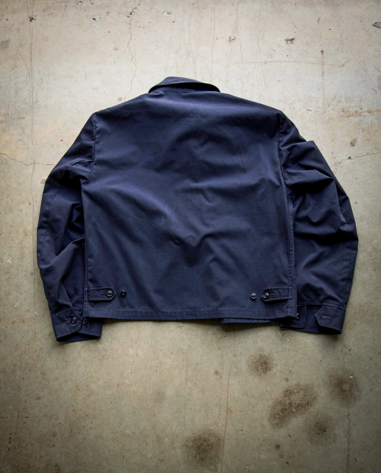 Vintage 60s USAF/Navy Poplin Zip Up Uniform Jacket