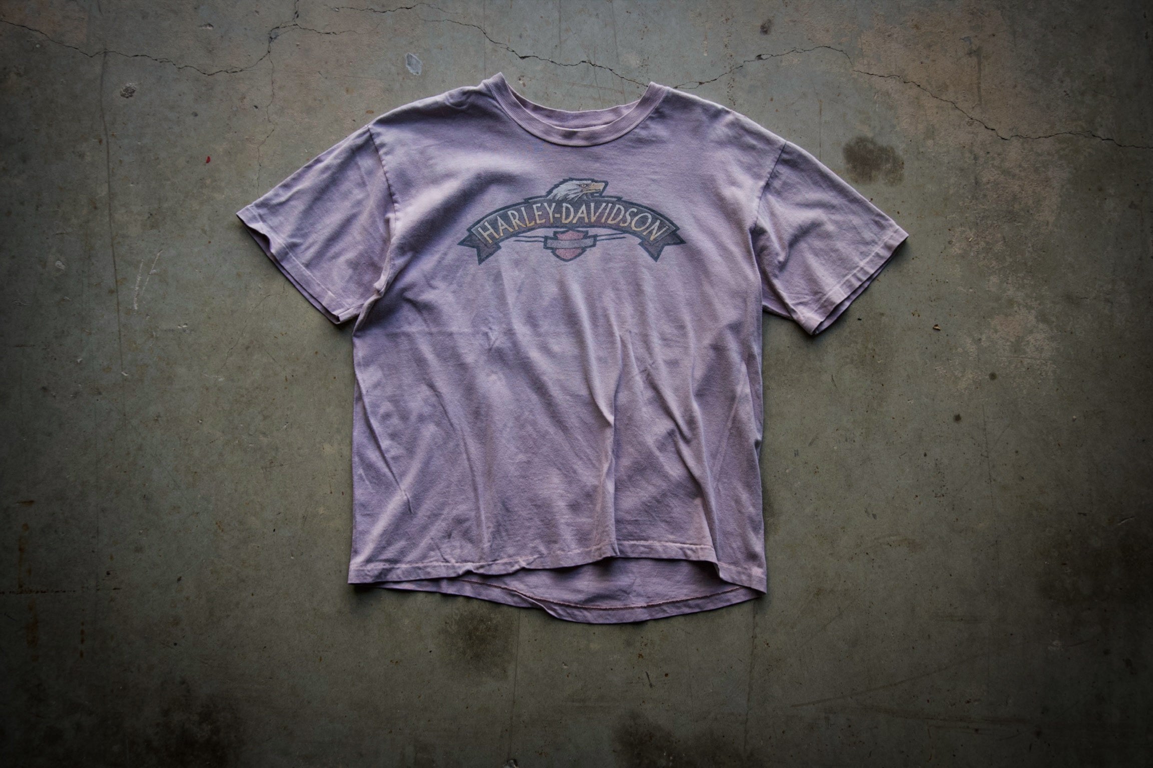 Vintage 90s Harley Davidson Latus Motors Portland Oregon Single Stitch Tee Shirt