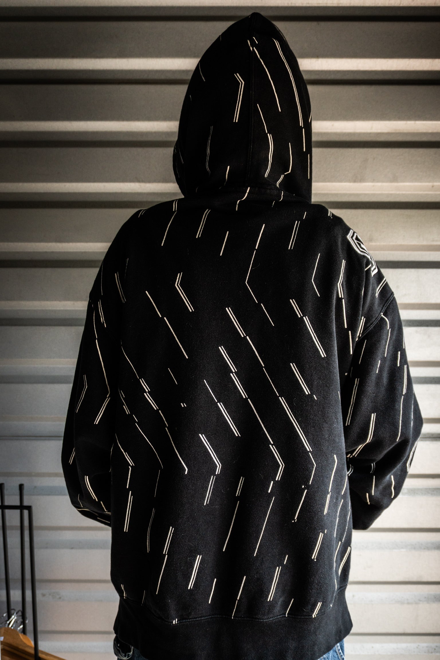 Y2K Shift MX Motorcross Black Full Zip Up Hoodie XL