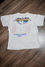 Vintage 1991 Yes Union Word Tour Tee Shirt Small