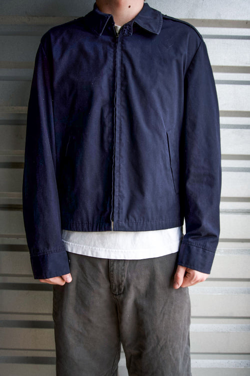 Vintage 60s USAF/Navy Poplin Zip Up Uniform Jacket