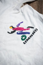 Vintage 90s Umbro Retro Sports Graphic Single Stitch White Tee Shirt Youth XL