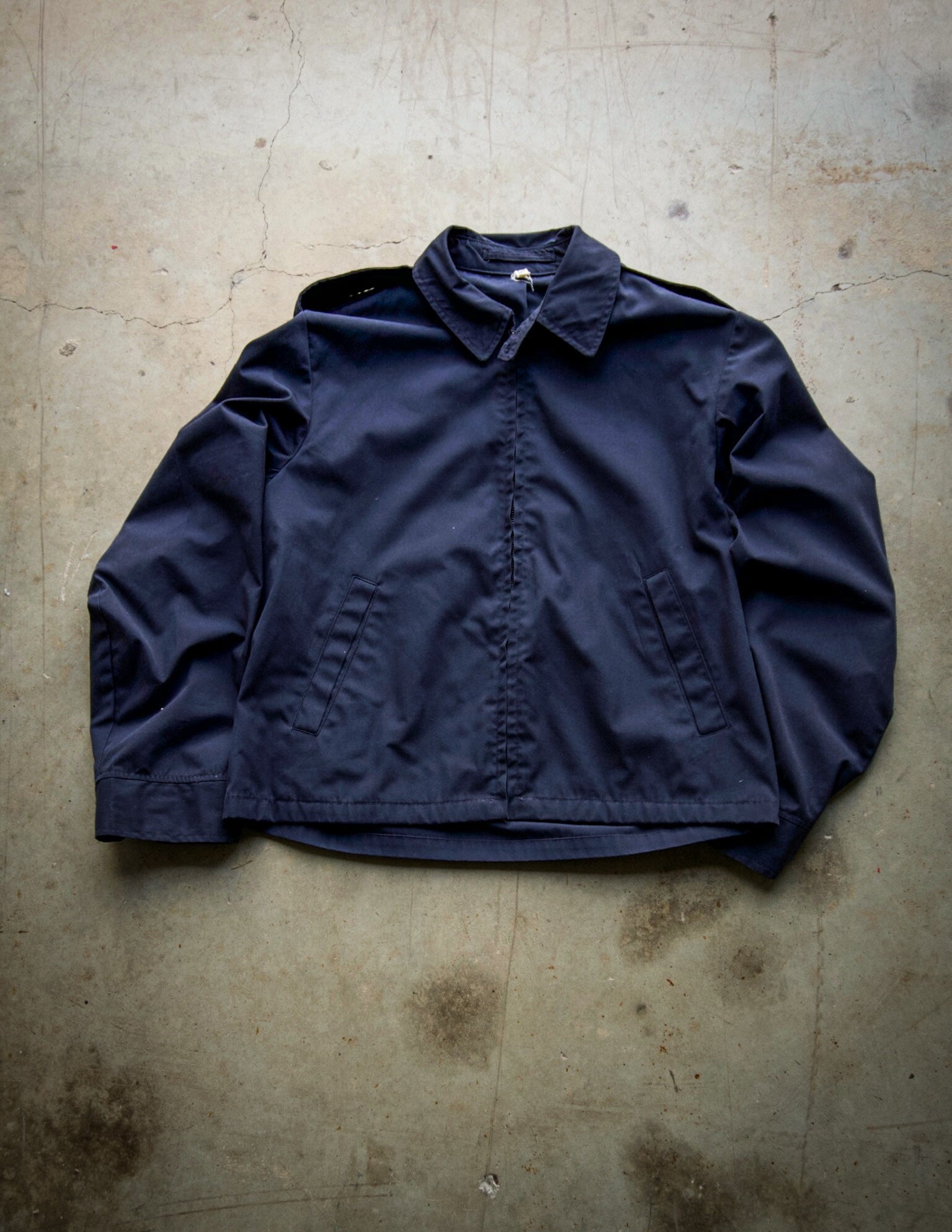 Vintage 60s USAF/Navy Poplin Zip Up Uniform Jacket