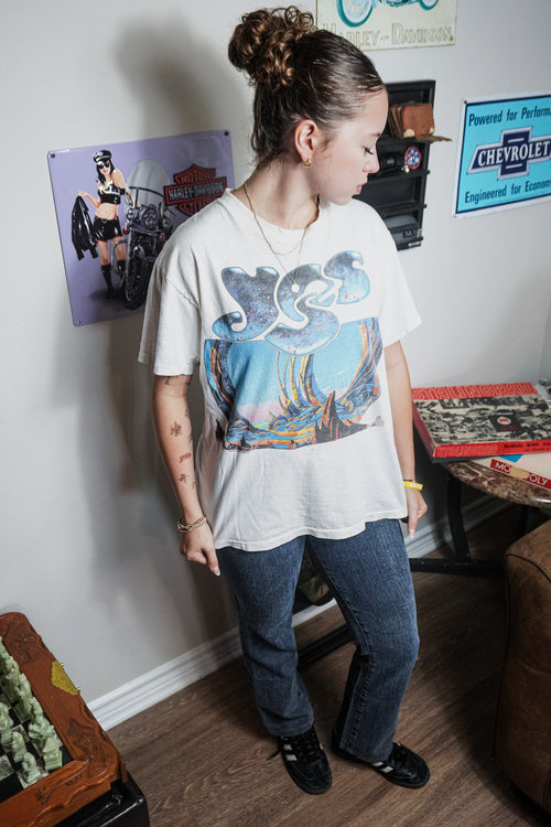 Vintage 1991 Yes Union Word Tour Tee Shirt Small