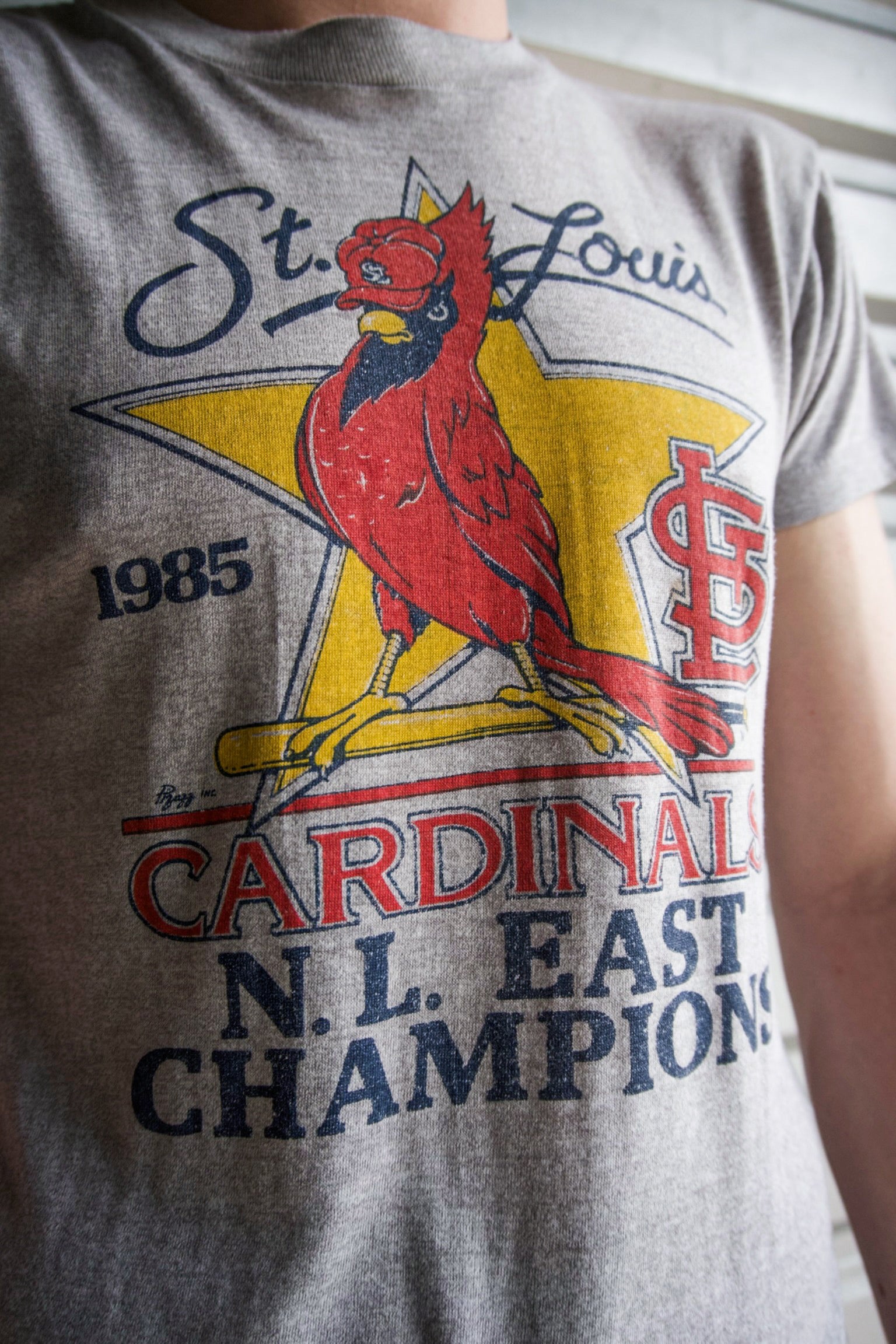 Vintage 1985 St. Louis Cardinals National League East Champions Tee Shirt