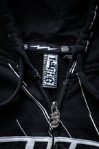 Y2K Shift MX Motorcross Black Full Zip Up Hoodie XL