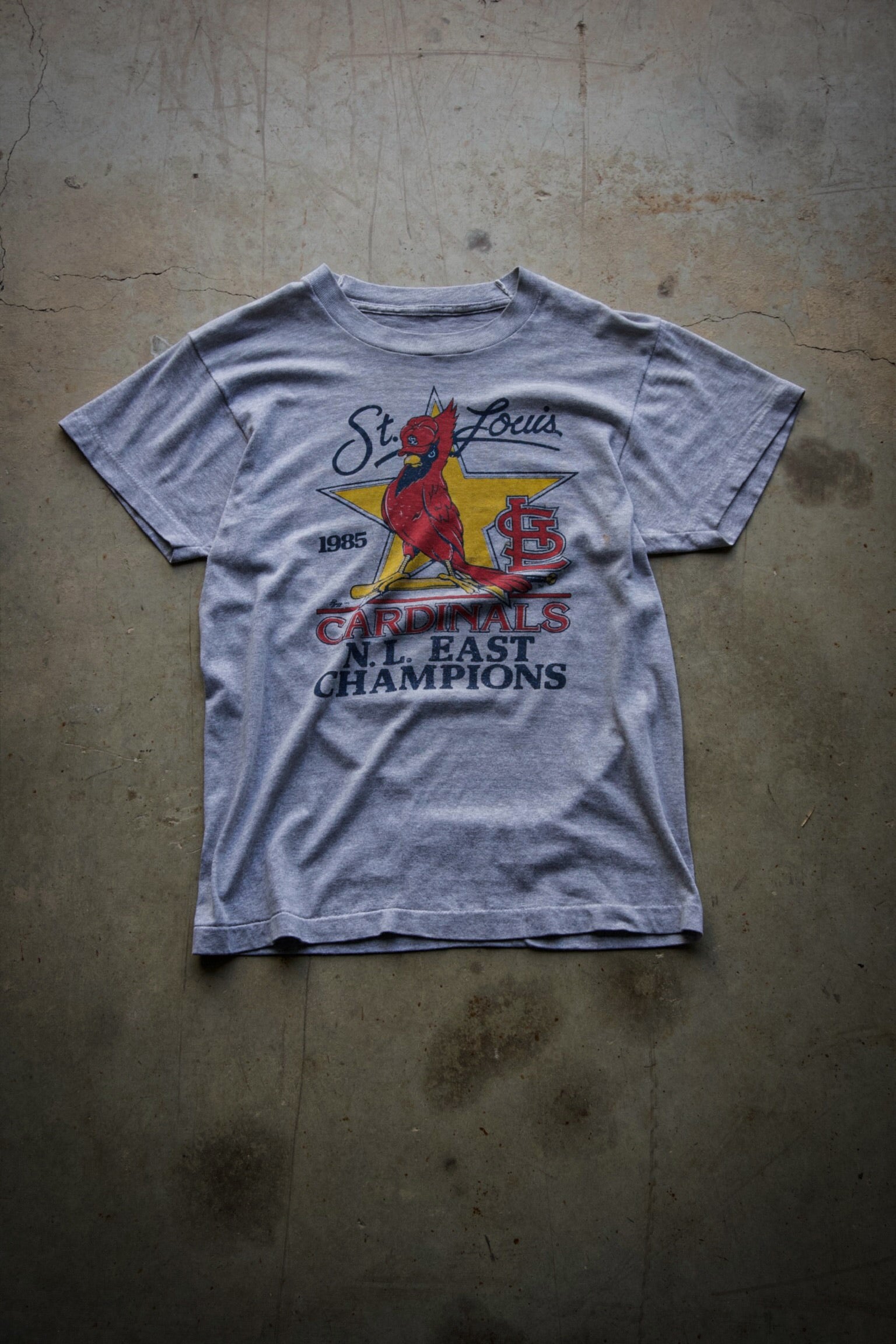 Vintage 1985 St. Louis Cardinals National League East Champions Tee Shirt