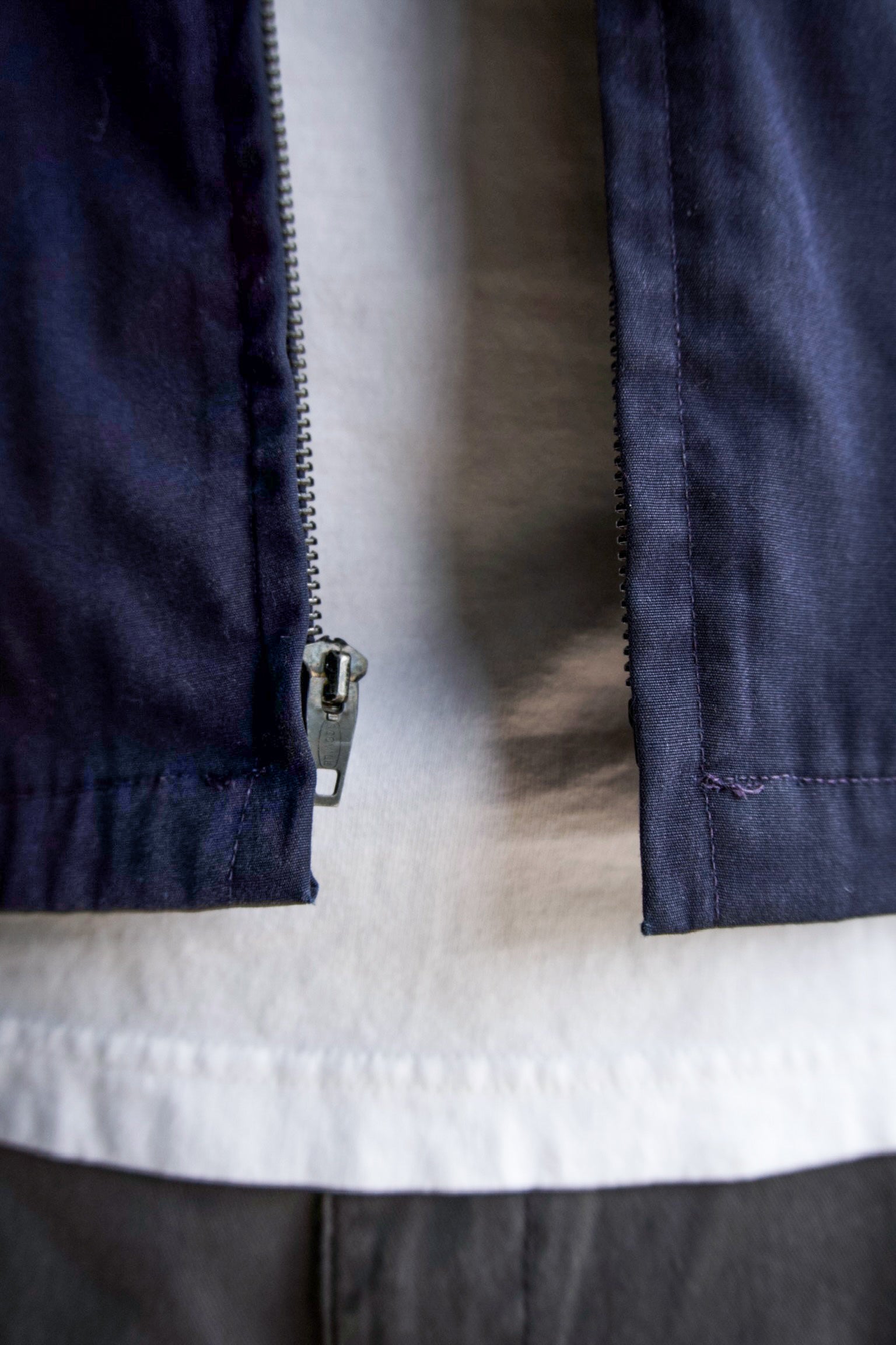 Vintage 60s USAF/Navy Poplin Zip Up Uniform Jacket
