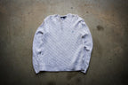 Vintage 90s Ralph Lauren Sport Womens Cable Knit White Cotton Sweater